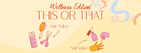 This or That Wellness Salon Facebook Cover Design