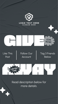 Quirky Modern Giveaway Instagram Story Design