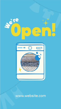 Laundry Open Instagram Story