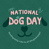 National Dog Day Instagram Post Design