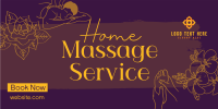 Home Massage Service Twitter Post