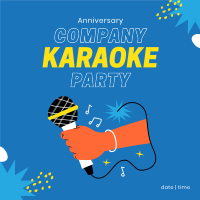 Company Karaoke Instagram Post Design