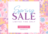 Spring Surprise Sale Postcard