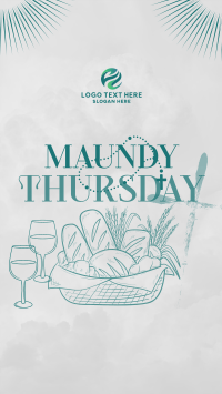 Maundy Thursday Supper Facebook Story