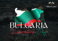 Bulgaria Liberation Day Postcard