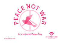 Peace Symbol Postcard example 3