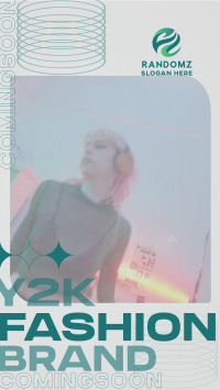 Y2K Fashion Brand Coming Soon Facebook Story Image Preview