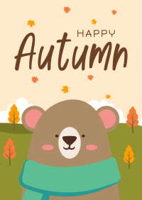 Bear in Autumn Flyer