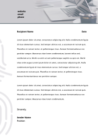 Real Estate Letterhead example 1