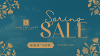 Spring Sale Flowers Animation