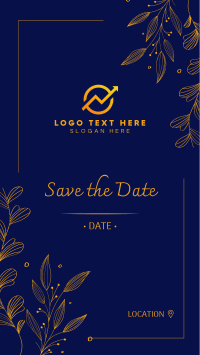 Save the Date Ornamental Plant Instagram Story