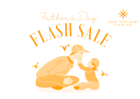 Proud Father Sale Postcard Design