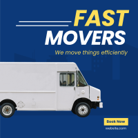 Fast Movers Instagram Post