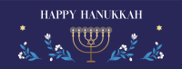 Hanukkah Candles Facebook Cover Image Preview