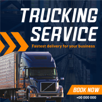 Trucking Delivery  Instagram Post Design