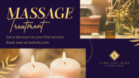 Relaxing Massage Treatment Facebook Event Cover