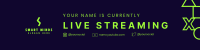 Streamer Twitch Banner example 1