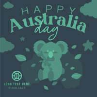 Koala Australia Day Instagram Post