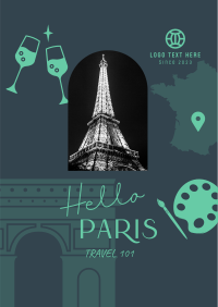 Paris Holiday Travel  Poster