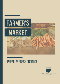 Premium Farmer's Market Poster