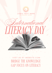 International Literacy Day Greeting Poster