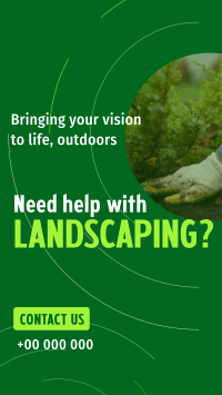 Clean Landscape Services Instagram Story