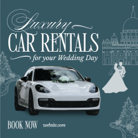 Luxury Wedding Car Rental Instagram Post