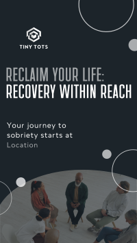 Peaceful Sobriety Support Group TikTok Video Image Preview