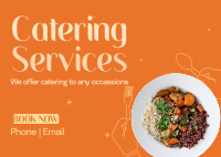Catering At Your Service Postcard