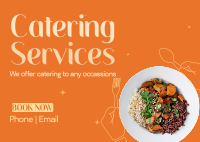 Catering At Your Service Postcard Image Preview