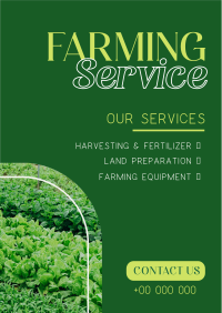 Farmland Exclusive Service Flyer