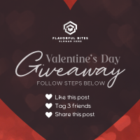 Valentine's Giveaway Instagram Post Image Preview