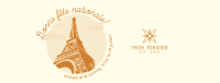 Eiffel Tower Pop Facebook Cover Image Preview