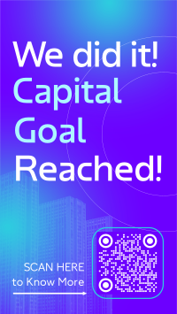 Corporate Raised Goal Capital Instagram Story