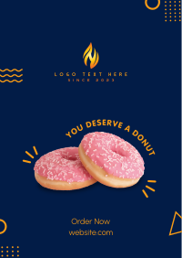 Pink Donuts Poster