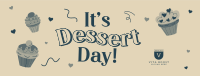 Cupcakes for Dessert Facebook Cover Image Preview