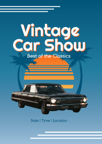 Vintage Car Show Flyer