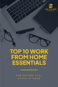 Work From Home Essentials Pinterest Pin