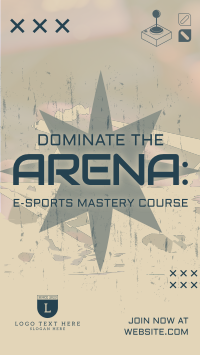 Grunge Gaming Course Instagram Reel Image Preview