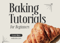 Learn Baking Now Postcard