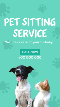 Pet Sitting Service Instagram Story