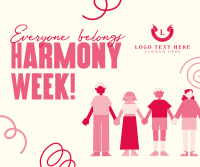 United Harmony Week Facebook Post