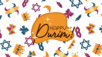 Purim Doodles Facebook Event Cover