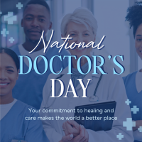 National Doctor's Day Linkedin Post