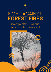 Fight Against Forest Fires Poster