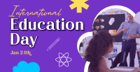 Education Day Learning Facebook Ad Image Preview