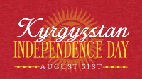 Kyrgyzstan Independence Day Animation