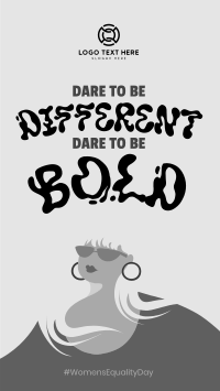 Dare To Be Bold Instagram Story