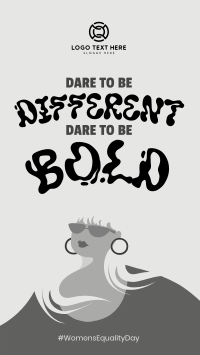 Dare To Be Bold Instagram Story