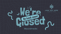 Quirky We're Closed Facebook Event Cover